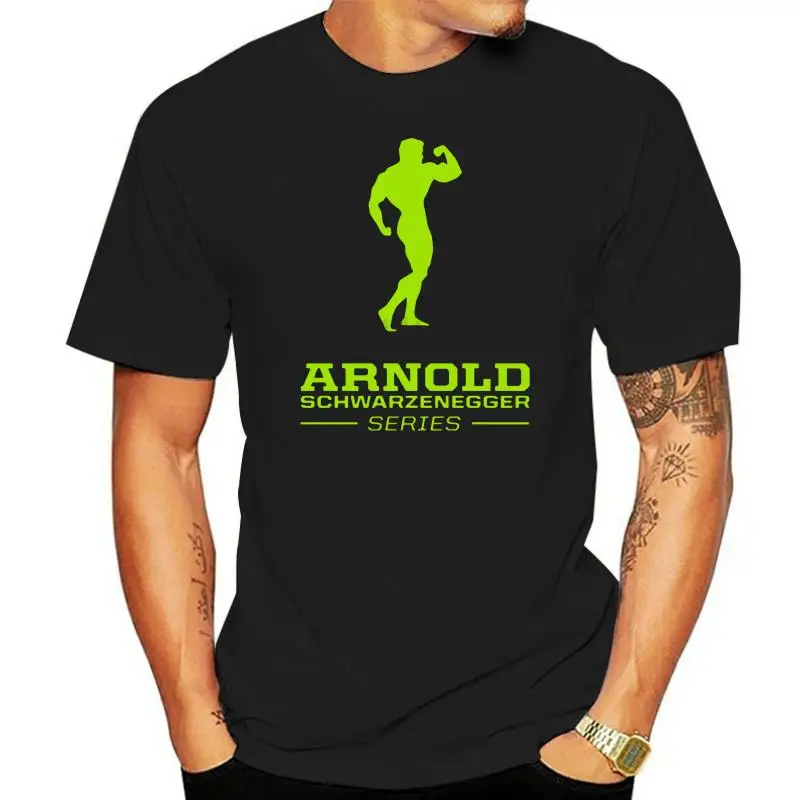 New Fashion Men Arnold Schwarzenegger Series Print Casual T-Shirt