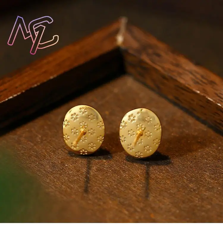 Green Natural Jade Earrings Talismans Luxury Gifts for Women Carved Gemstone Stone Charm Amulet Ear Stud Lucky - view 6