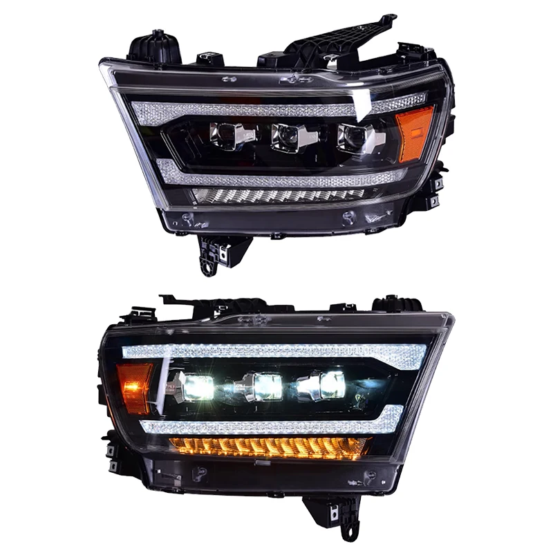 

For Dodge RAM 1500 Headlight 2019 Upgrade New Styles LED Headlamp Head Lamp Head Light Assembly Car Accessories DRL