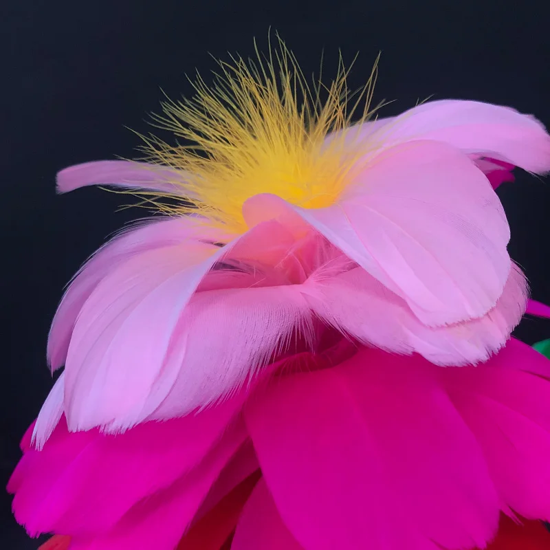 魔法のスティック変更花瓶ひまわり高品質カラー鋼の杖が消える魔法のスティック変更花女性マジシャン小道具