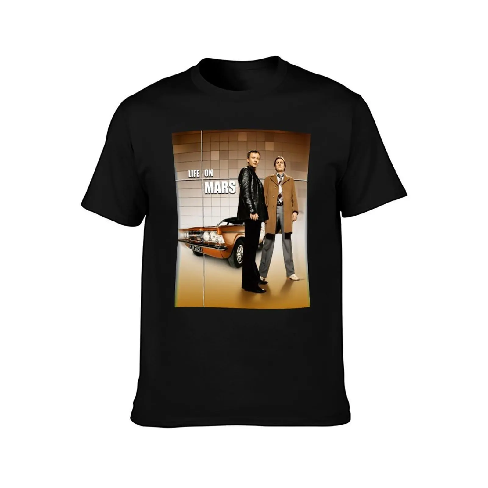 เสื้อยืดลายชีวิตบนดาวอังคาร เสื้อยืดผู้ชาย เสื้อยืดผ้าฝ้ายเนื้อหนา เสื้อยืดลายอนิเมะ