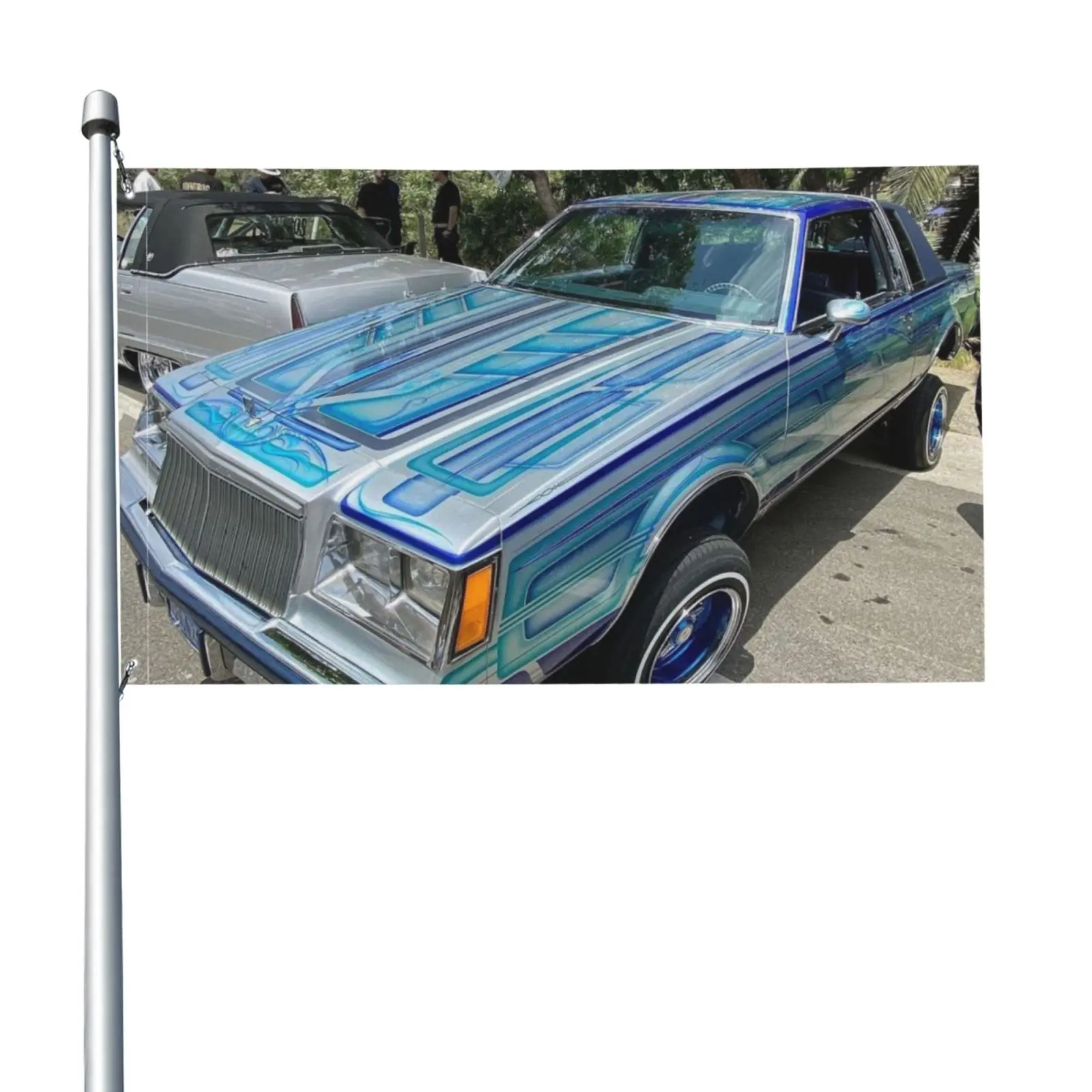 Lowrider Flag Banner Outdoor Advertising Cars Club Activity Sports Club Art Decor