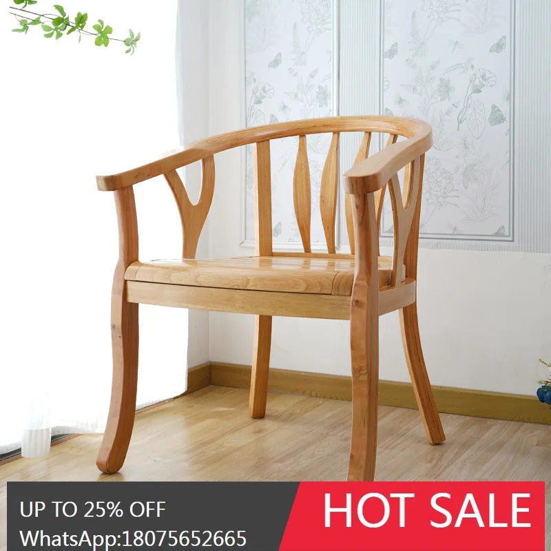 MJY Chinese Style All Solid Wood Negotiation Reception Low Back Armrest Negotiation Chair