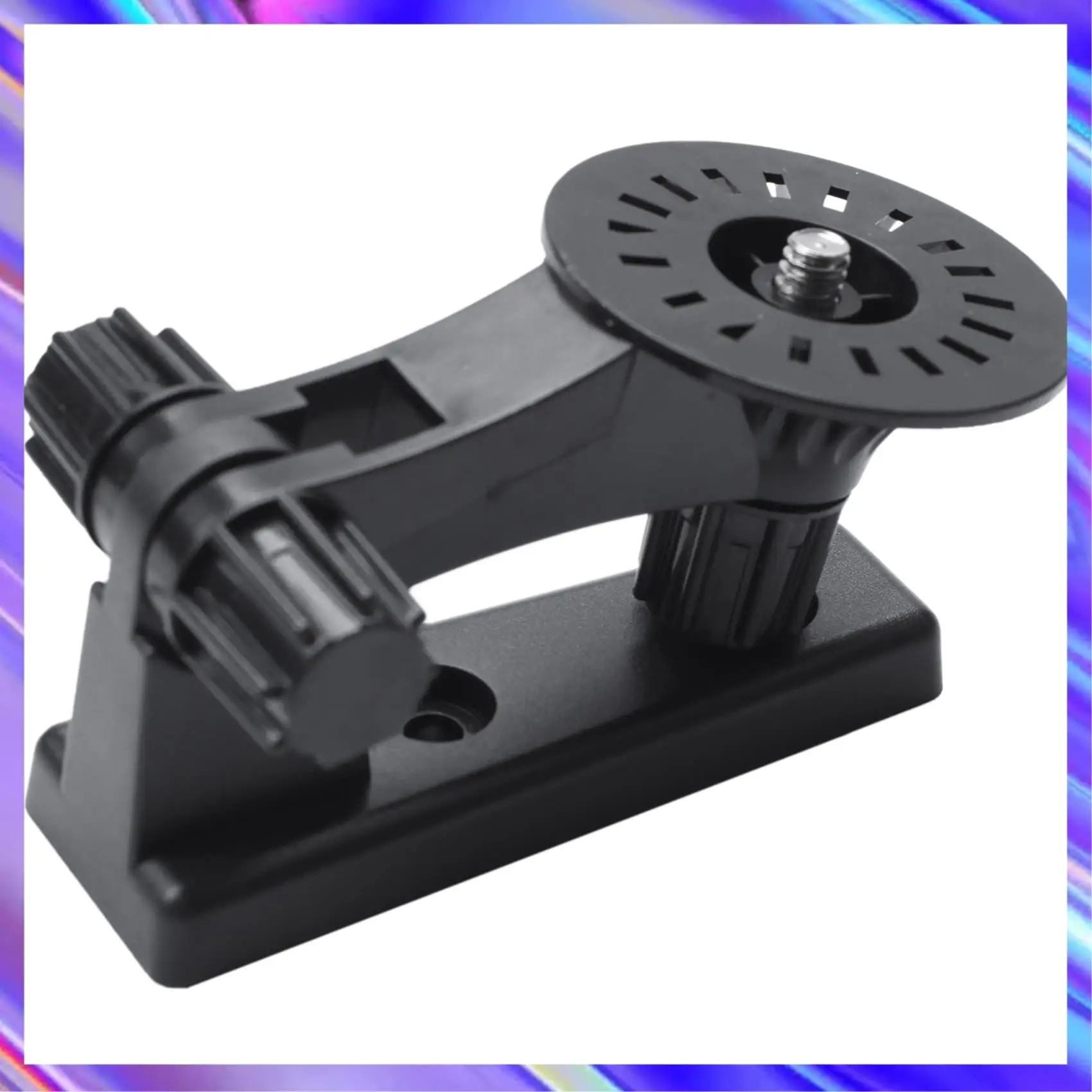 A24U 2X Wall Mount Bracket Cam Storage Stand Holder 180 Degree Adjustable For Cloud Camera 291 Series Camara(Black)