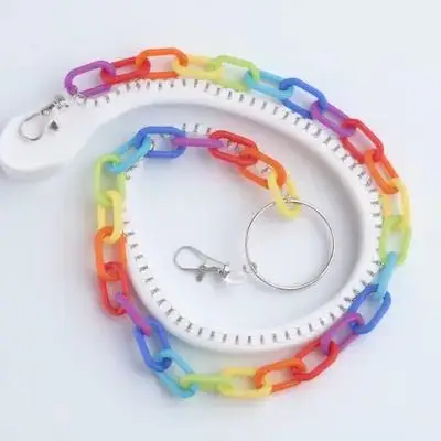 

1Pcs Rainbow Waist Chain Colorful Pants Chain Chic Clothes Decor Accessory Fashion Waist Jewelry Creative Design