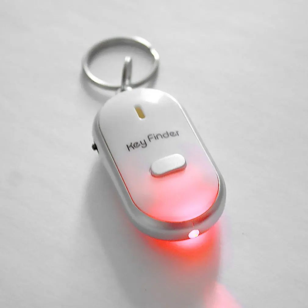 Mini fischietto Anti Lost Key Finder Wireless Smart lampeggiante Beeping Remote Lost Keyfinder Locator Tracker LED Light per portachiavi