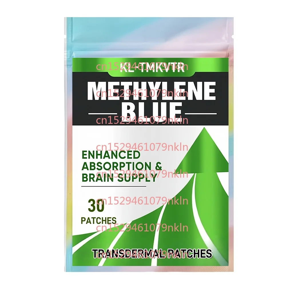 

30 Patches Methylene Blue Transdermal Patches Support Antioxidant, Anti-Aging, Cognition and Energy