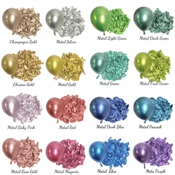 5/10/18 zoll Metall Geburtstag Luftballons Metallic Blau Grün Silber Chrom Rose Gold Ballon Baby Dusche Hochzeit weihnachten Dekoration