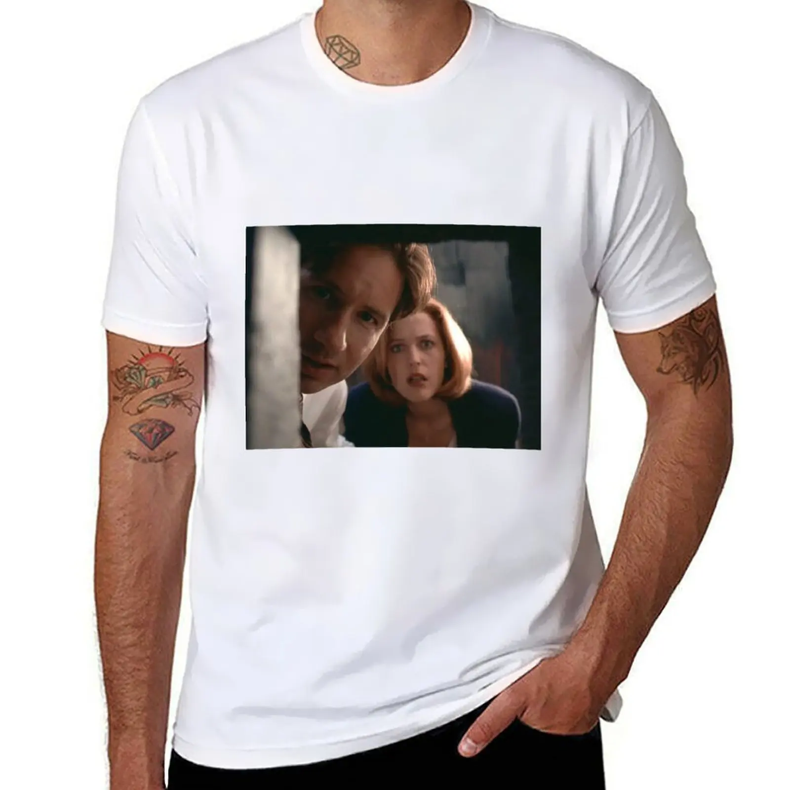 

Mulder & Scully T-Shirt g man t shirts for men man t shirts high quality luxury brand T-Shirt