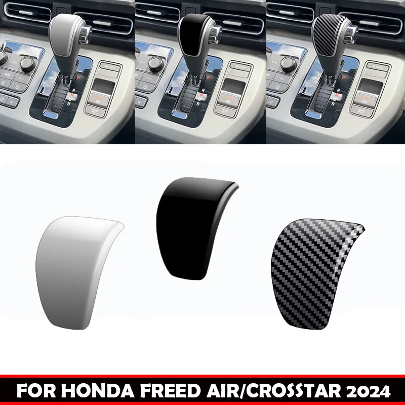 For Honda FREED AIR/CROSSTAR 2024 2025 ABS Car gear lever shift knob head cover Handball Trim Sticker Interior Accessories