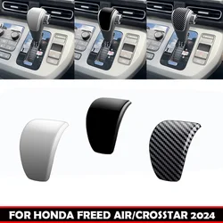 For Honda FREED AIR/CROSSTAR 2024 2025 ABS Car gear lever shift knob head cover Handball Trim Sticker Interior Accessories