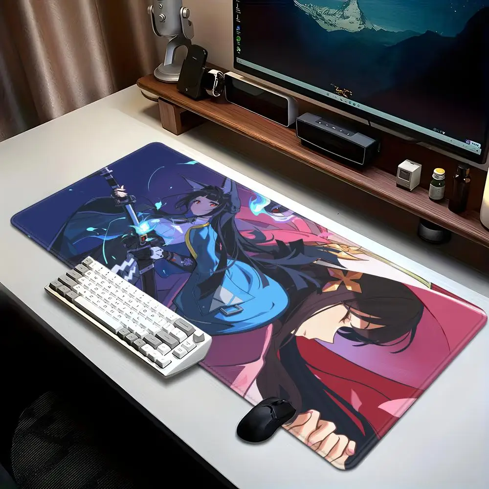 

Hoshimi Miyabi Animation Beautiful patternsOffice Computer Desk Mat Table Big Mouse Pad Nonslip Decor for Zenless Zone Zero