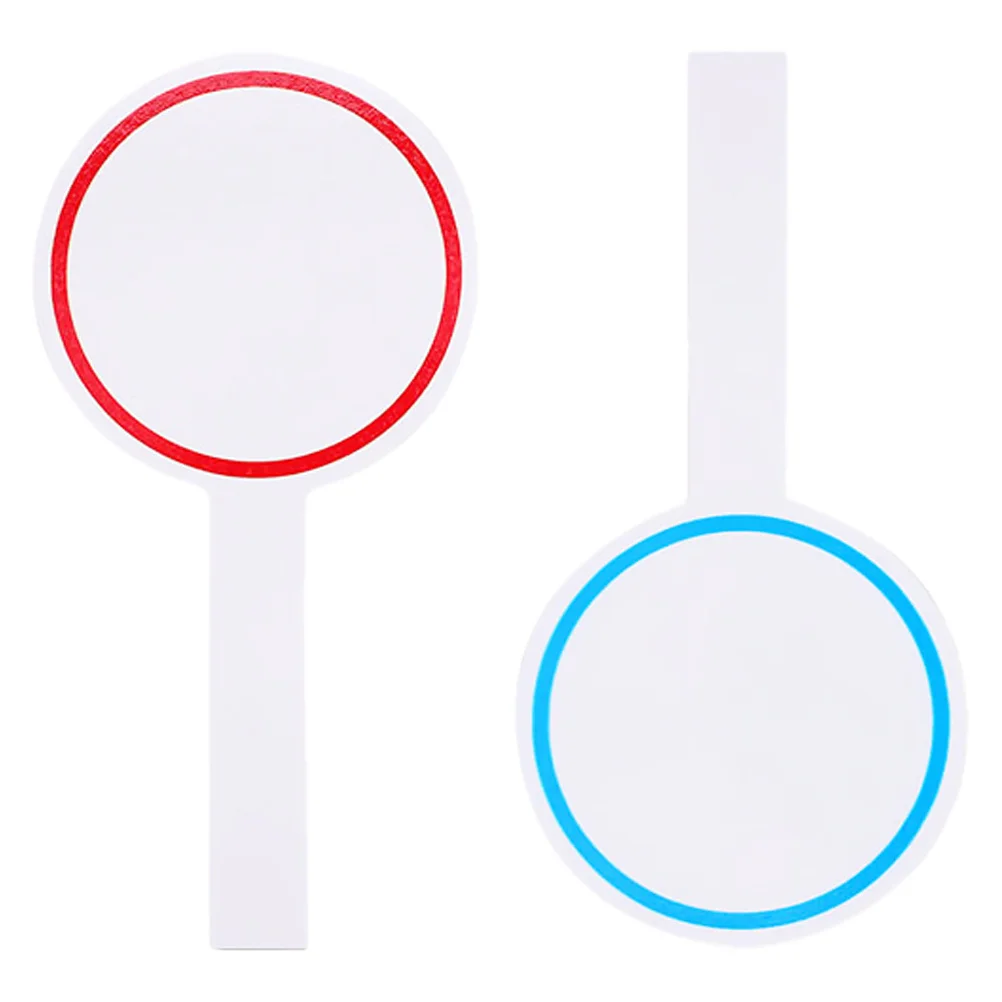 2Pcs Professional Foam Scoreboard Handheld Dry Erase Paddle for Ball Games Scoring Voting Competitions Dry Erase Paddle