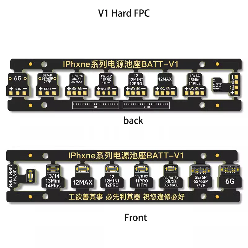 Battery Connect Buckle iPhone Power Boot Cable FPC Connector Motherboard Test cable for iPhone 6 7 8 X 11 12 13 14 Series