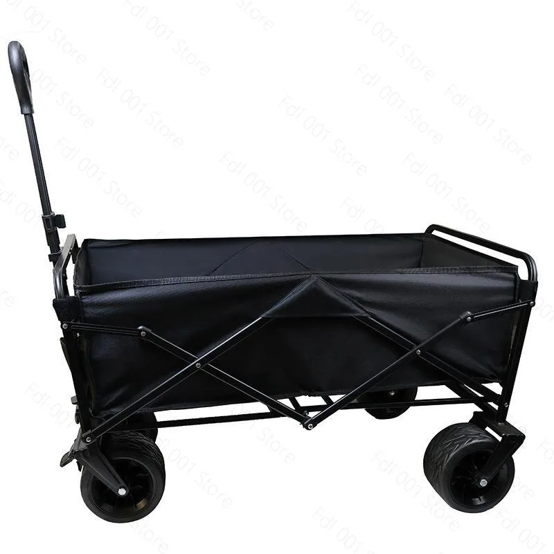 Outdoor camper field camping cart trolley camping foldable trailer portable light trolley