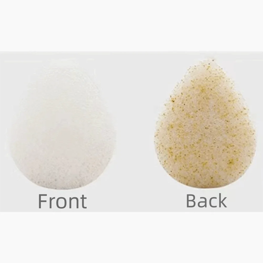 Walnut Seed Makeup Konjac Puff Soft Washable Cleaning Konjac Sponge Reusable Exfoliator Face Wash Cleaning Sponge Skin Care