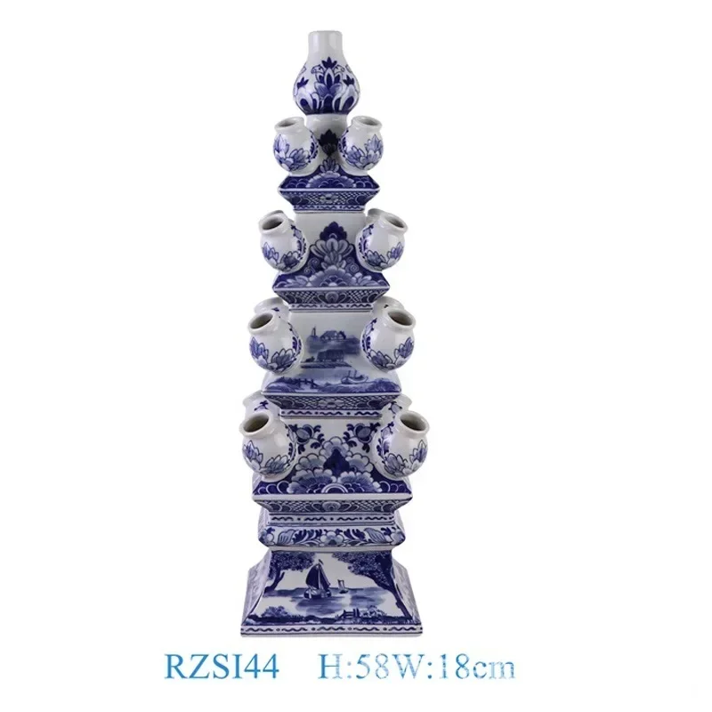 Keramische beeldjes Woonkamer Esthetische sculpturen Interieur Vloerdecoratie Kunst Bloemstuk Vaas Luxe huisornamenten