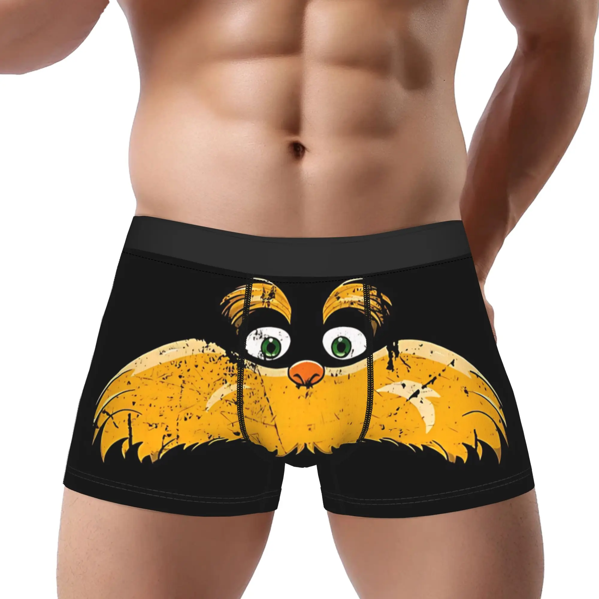 

The Lorax Face Dr. Seuss Thing Underpants Homme Panties Man Underwear Comfortable Shorts Boxer Briefs