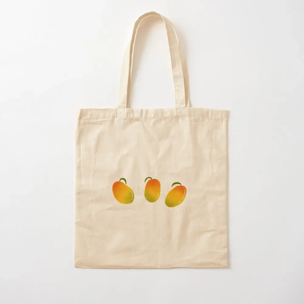 

3 Lil Mangos Tote Bag Beach bag shopping trolley bag foldable reusable shopper women canvas