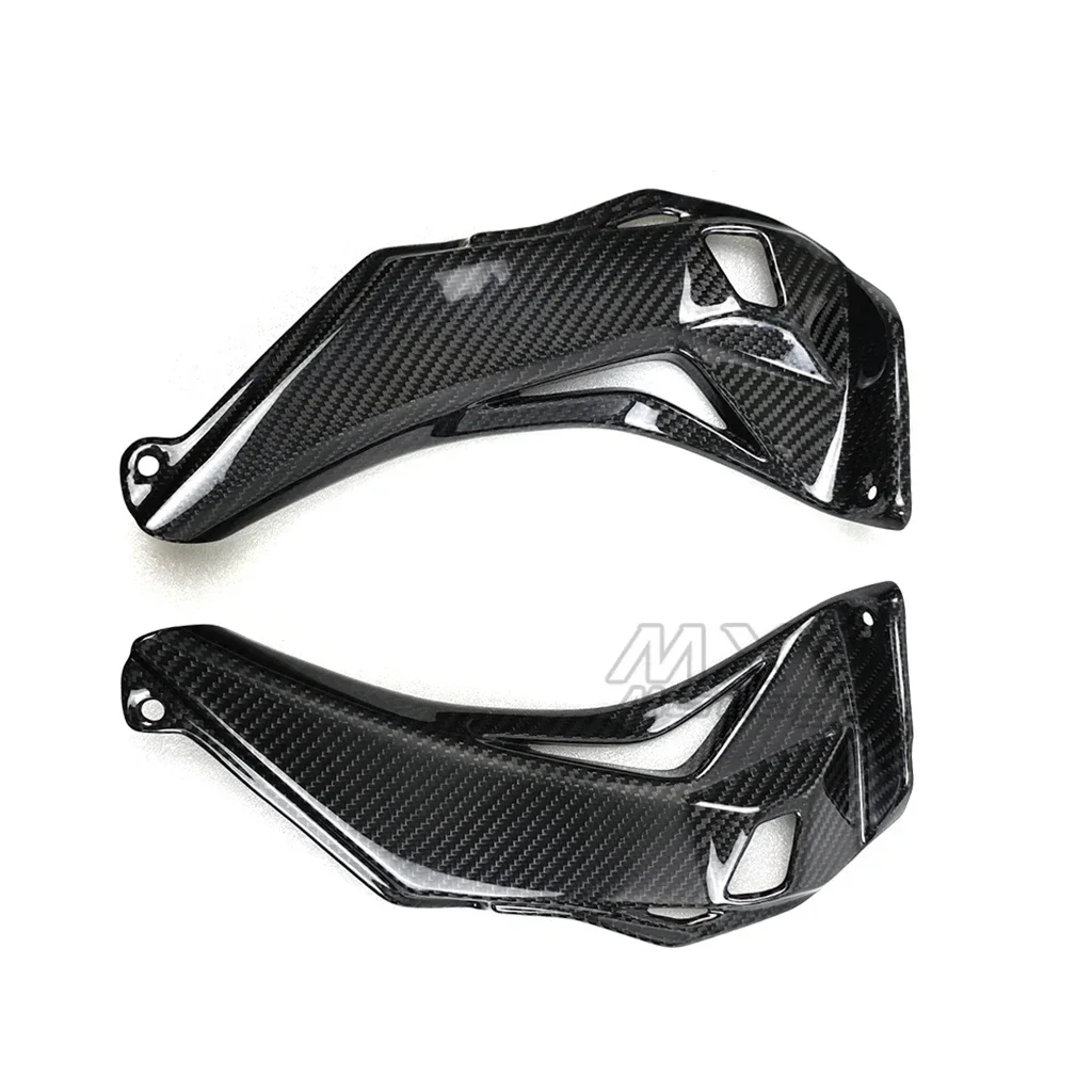 Für kawasaki zx10r 2010-2015 Kohle faser obere vordere Armaturen brett Seitenwände Lufteinlass abdeckungen Motorrad Armaturen brett Verkleidung ssatz
