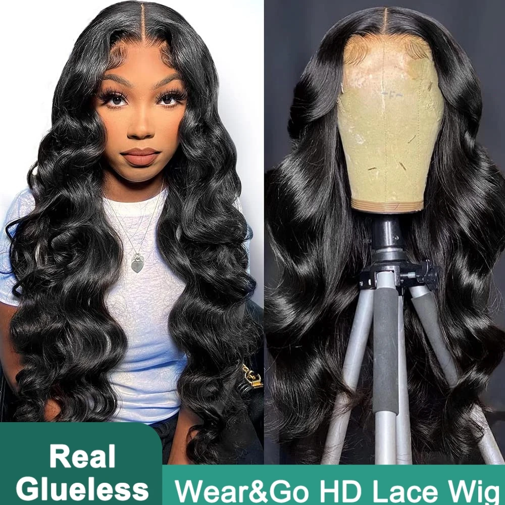 13x6 Transparent Lace Frontal Wig Ready to Wear Remy Human Hair Wig Brazilian 13x4 Body Wave Glueless Wig Human Hair Pre Plucked