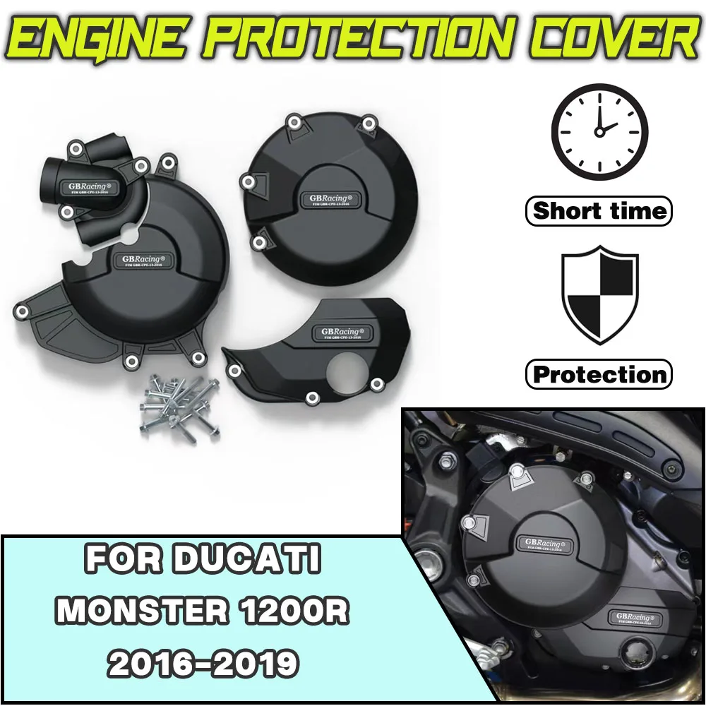 

For Ducati MONSTER 1200R 2016 2017 2018 2019 For GBRacing Motorcycle modification accessories Engine Protection Cover