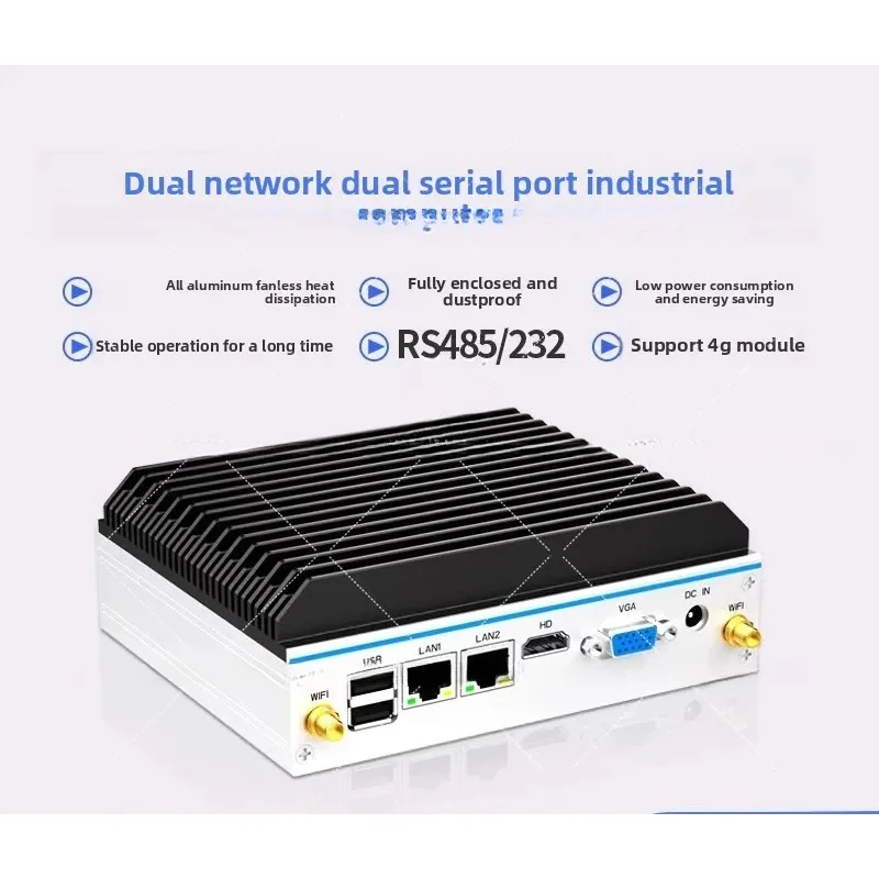 Mini Industrial PC - Quad-Core - Fanless Industrial Pc Rs485 Core I7 ulasan dan harga