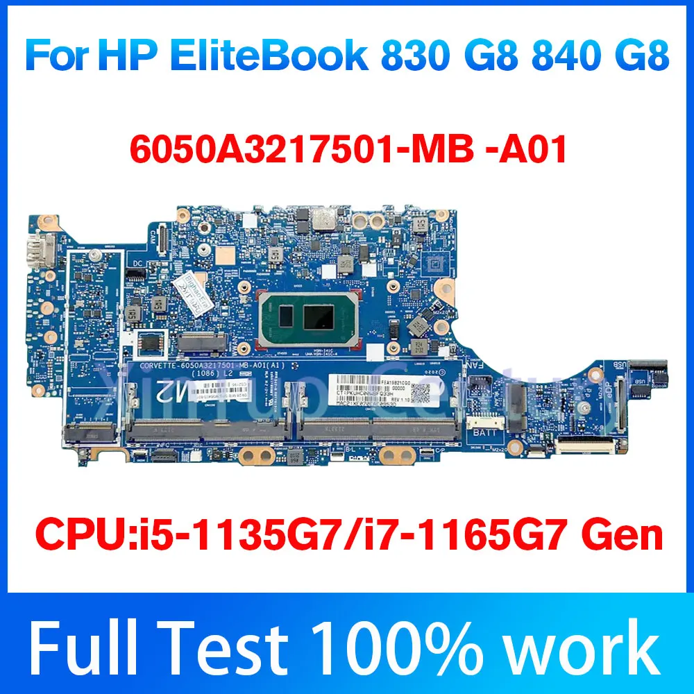 6050A3217501 HP 830 840 G8 scheda madre del Notebook i5-1135G/i7-1165G7 M36401-601 M36403-601 scheda madre del computer portatil