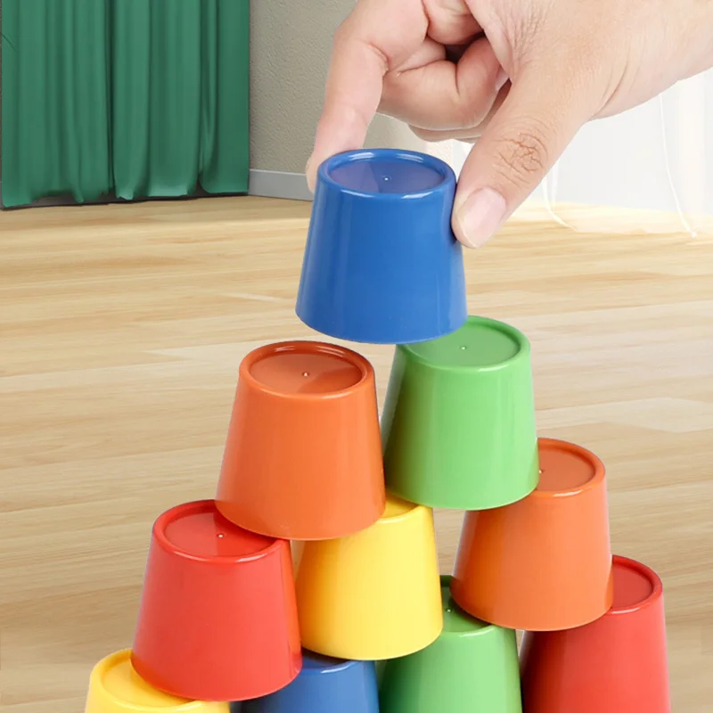 Colori creativi per indovinare Tazza di corrispondenza dei colori Sfida Formazione del pensiero logico Gioco multiplayer Giocattoli educativi per bambini