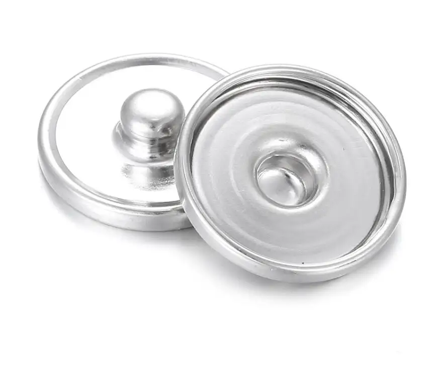Hot sale 50PCS snap buttons 18MM for make print snap buttons or rhinestone snap buttons DIY Fittings PJ0001