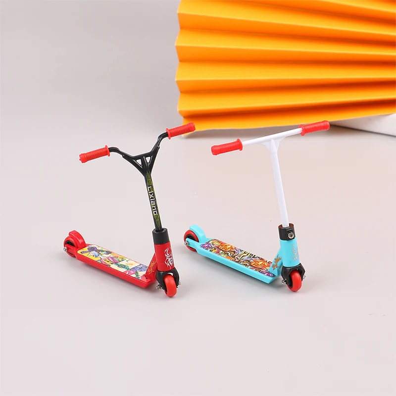 Mini planches à roulettes pour doigt, ensembles de rampes de parc, scooter, vélos du bout des doigts, sports plication, pont, jouets fantaisie