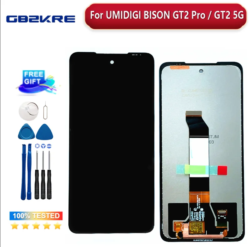 Original For UMIDIGI BISON GT2 Pro LCD Display + Touch Screen Replacement 100% Tested 6.5