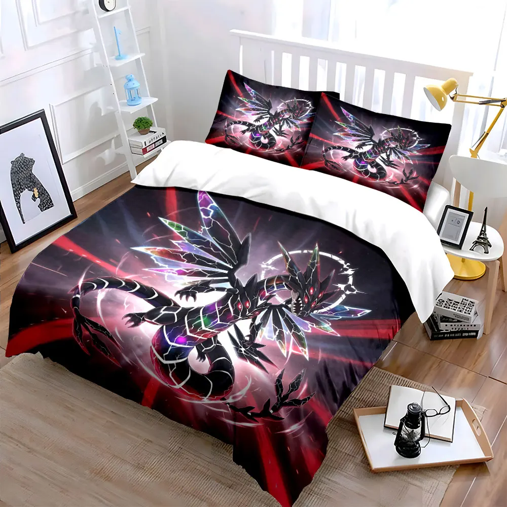 Surreal Multi-Eyed Chaos Monster Duvet Cover Set, Trippy Psychedelic Art Bedding Includes 1 Duvet Cover And 2 Pillowcase, Gift