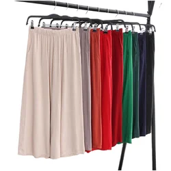 Fashion Wide Leg Pants High Waist Cotton Linen Palazzo Casual Loose Trousers Vintage Pantalon Femme Soft Pants roupas femininas