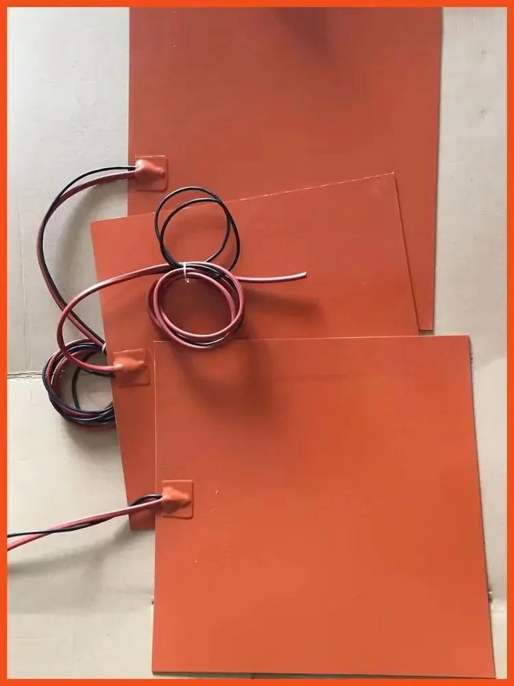 

Silicone heater riscaldatore passepartout 3d stampante 12v 300*300mm 200w abd thermistore heating element electric tool parts