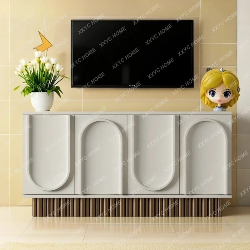 AA paint dining side cabinet entrance entrance cabinet modern simple tea cabinet