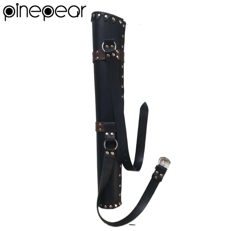 Medieval Viking Arrow Holder Quiver Cosplay Prop Knight Hunter Costume Horseback Nomad Hunting Archery Accessory Case Holster