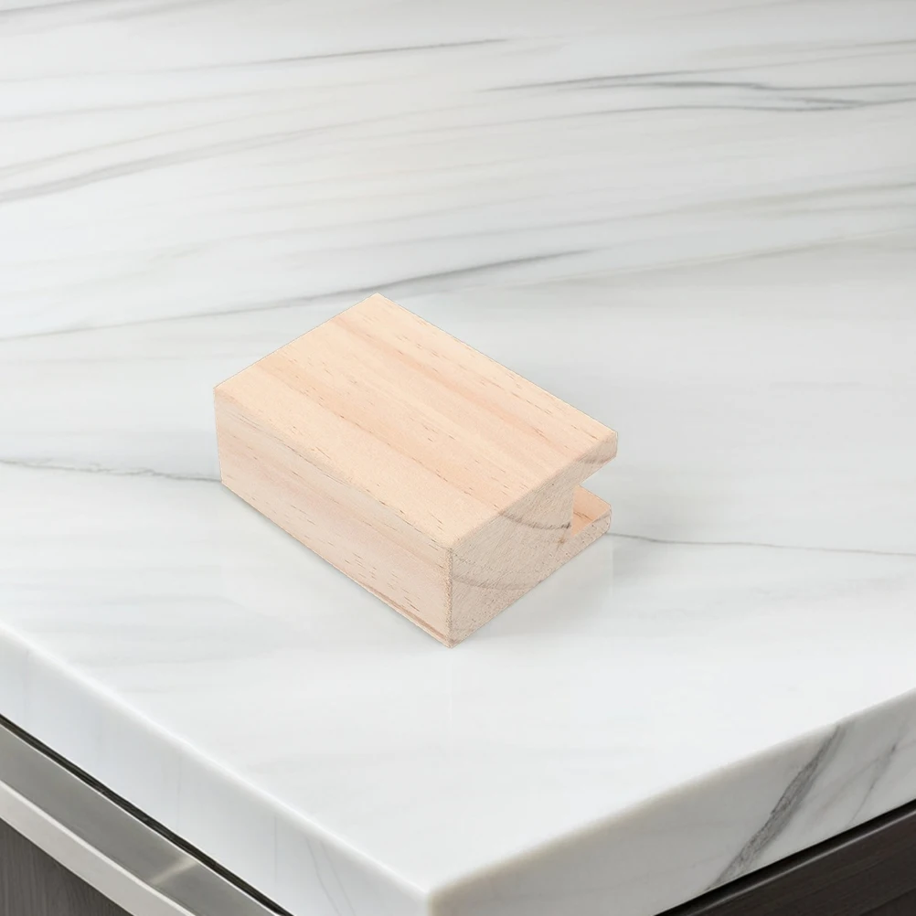 

4Pcs Wooden Furniture Risers Heavy Duty Bed Sofa Desk Table Chair Height Extender Raising Feet Home Office Bed Raisers