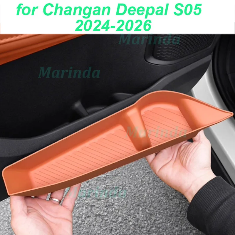 

for Changan Deepal S05 2024-2026 Car Door Panel Storage Box Front Rear Door Lower Level Slot Storage Box Stowing Accessories