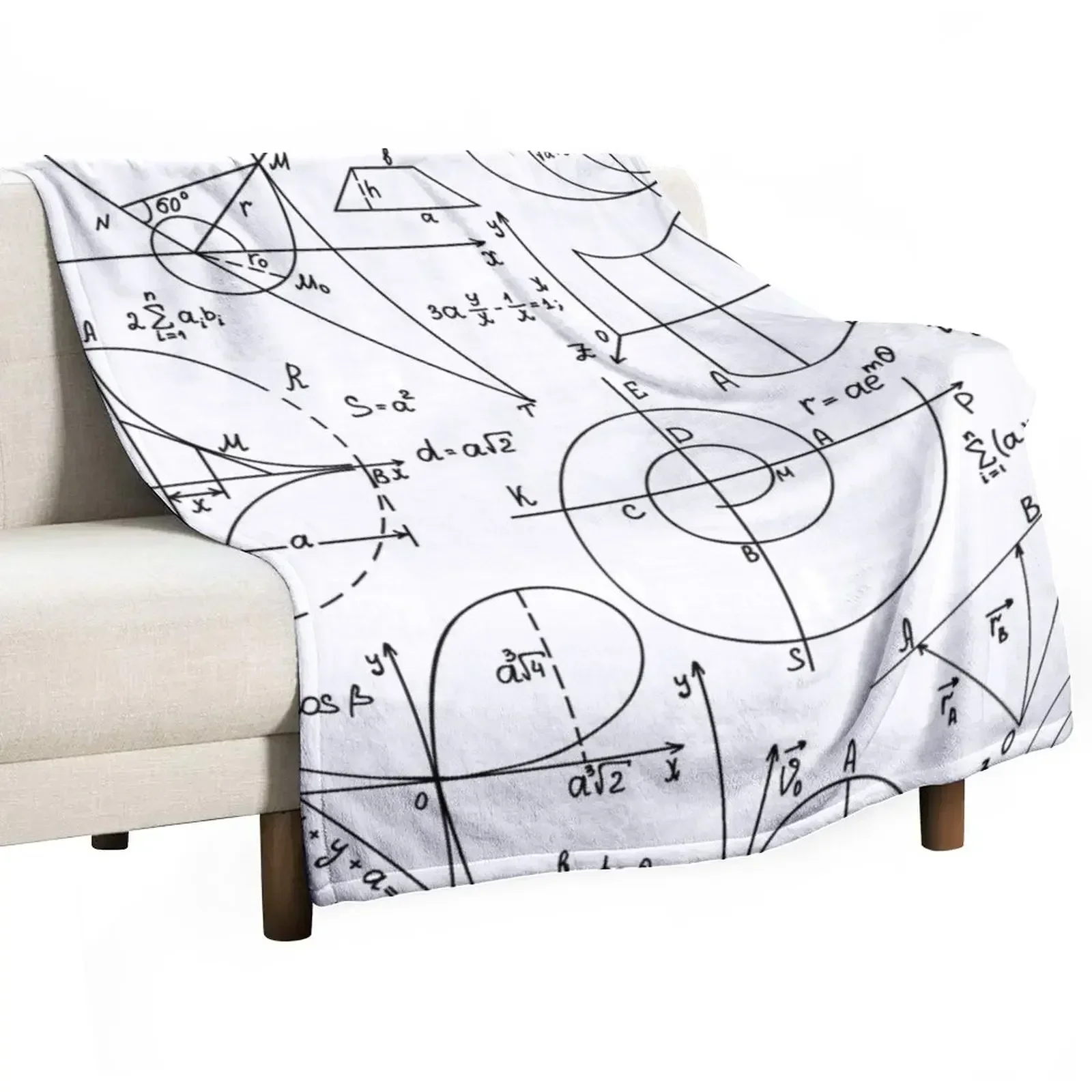 

Euclidean Geometry Throw Blanket warm for winter Single Blankets