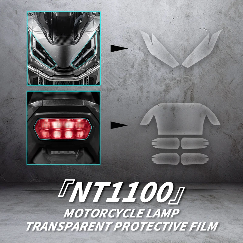 Used For HONDA NT1100 A Set Of Headlights And Taillights Film Motorcycle Accessories Lamp Transparent Protective Stickers