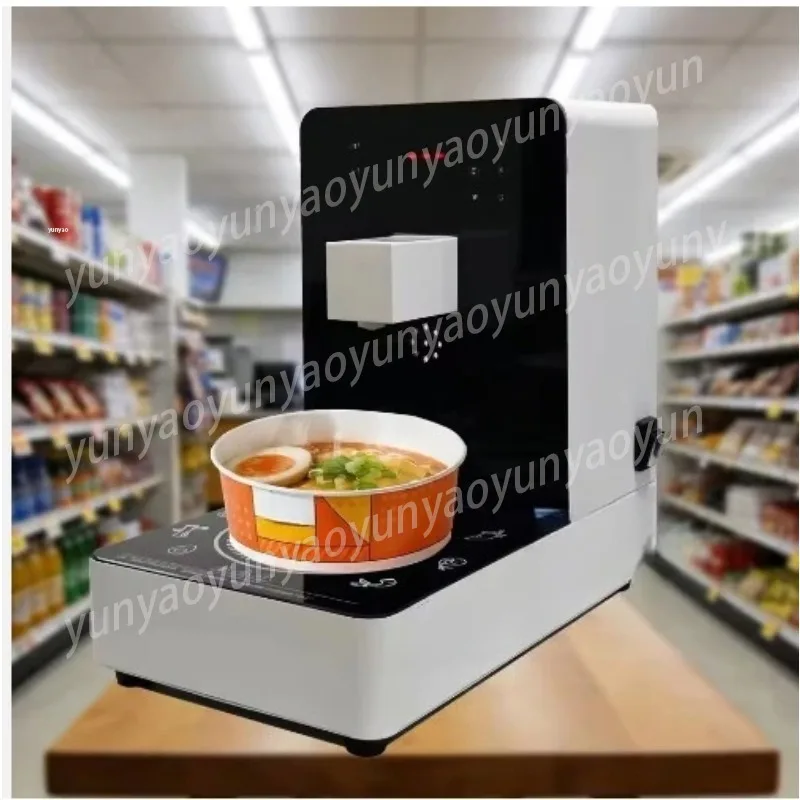 Induction Cooker Paper Bowl Ramen Noodle Cooking Pulling Machine Office Malls Restaurants Self-service Instant Noodle Cooker