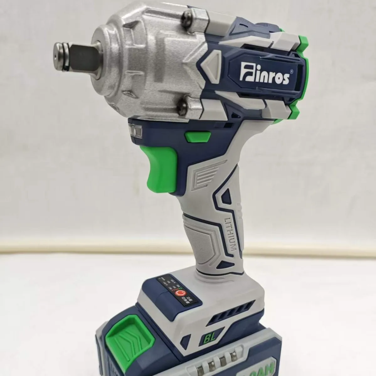 600N.m Industrial Grade New Brushless Cordless Lithium Impact Wrench Set Power Tool Kit for Auto Repair Construction Maintenance