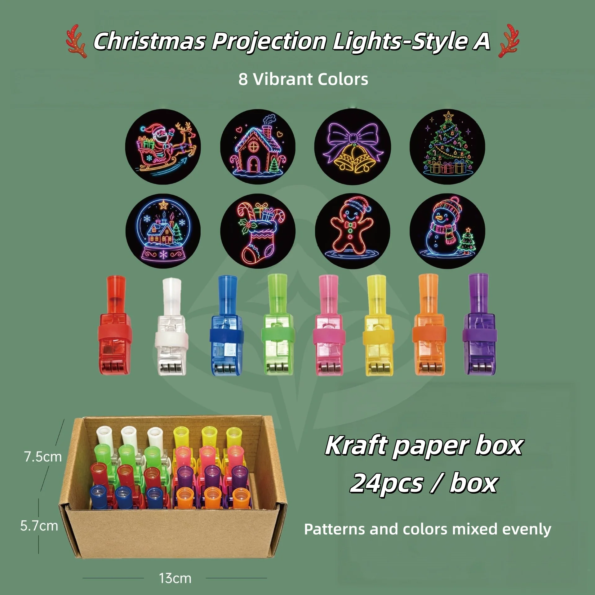 24pcs Lampu Jari Proyeksi Nata - Lighting Decoration Ideas ulasan dan harga