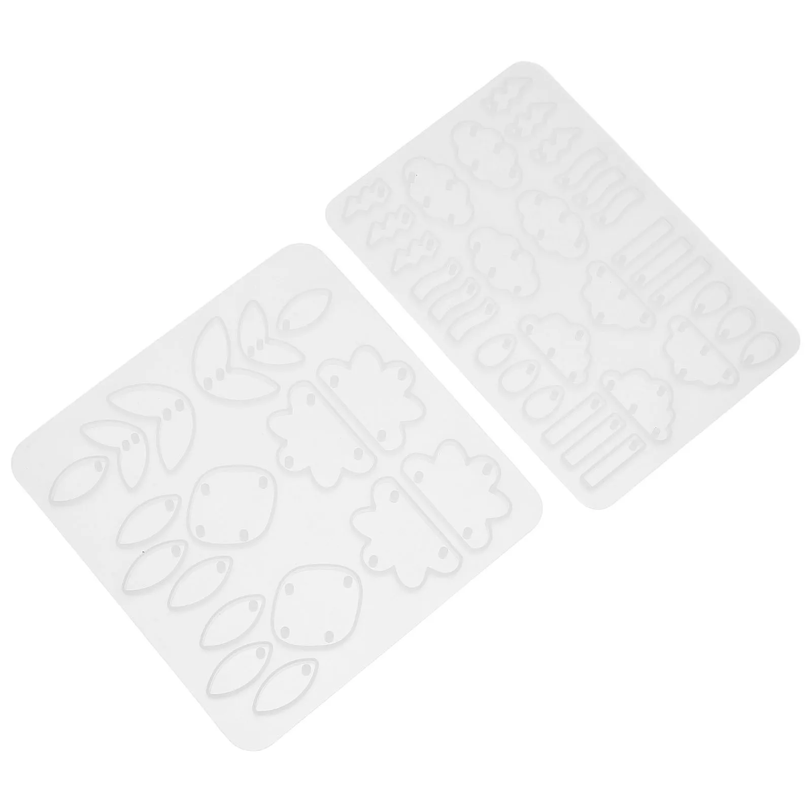 

2pcs Silicone Earring Molds Cloud Leaf Resin Casting Diy Jewelry Making Pendant Necklace Epoxy Molding Kits Reusable Jewelry