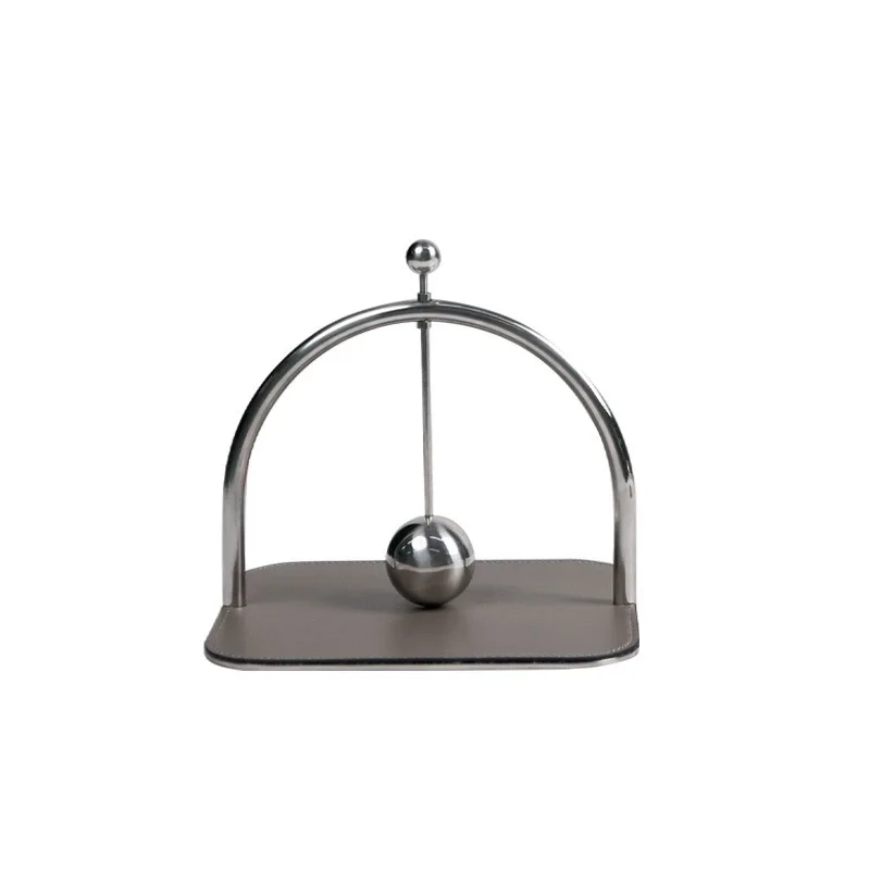 

CX Modern Simple Metal Leather Fixed Point Tissue Holder Paper Press Creative Ornament