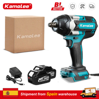 Kamolee 1800 N.M Torque DTW700 Brushless Electric Impact Wrench 1/2 In Lithium-Ion Battery Apply to 18V 21V Battery