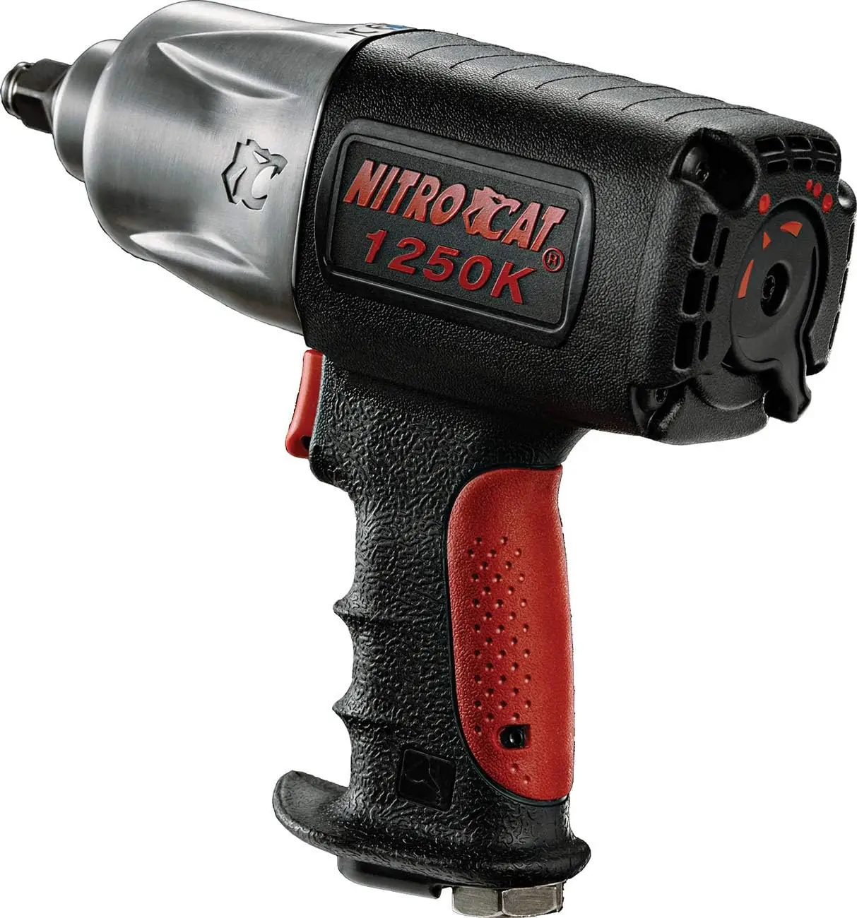 Pneumatic Tools 1250-K 1/2-inch NITROCAT Composite Twin Clutch Impact Wrench : Impact Wrench : Powerful & Long-Lasting Po