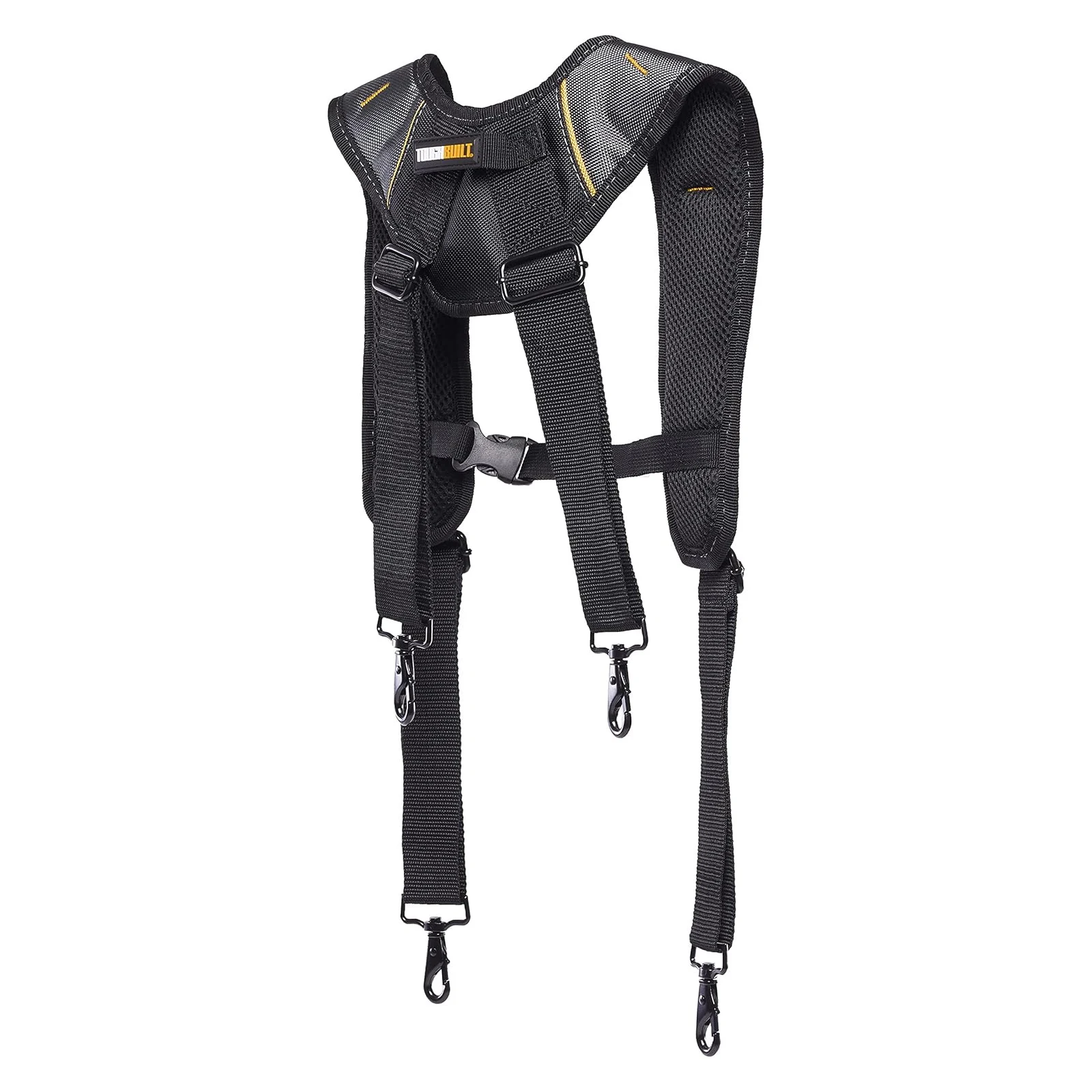 TOUGHBUILT TB-CT-51P Padded Suspenders Universal Construction Shoulder Harness with Four Lumbar Straps Power Tool Accessories