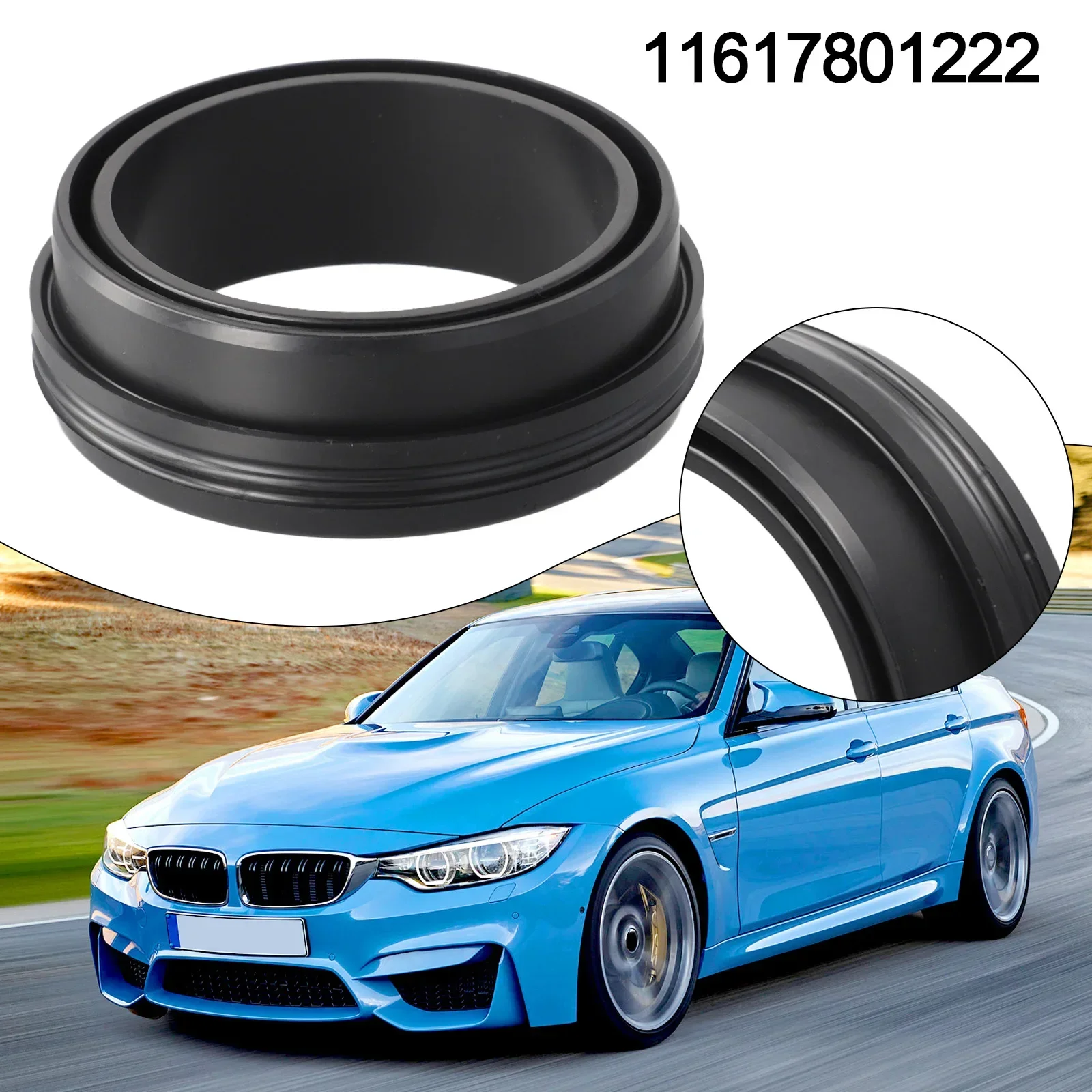 Intercooler Turbo Tose Seal Black Car Accessories Replacement 11617801222 Auto Parts For E46 330Cd 330d 330xd Useful New